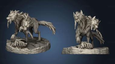 3D model Blood Moon Death Dog Eating (STL)