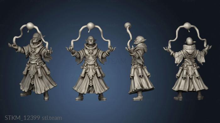 3D model Blood Moon Vampire Mage Magic (STL)