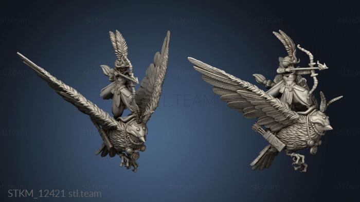 3D model Cult Flame Farrow Kor bird (STL)