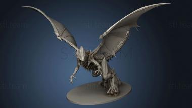 3D model Blue Eyes White Dragon Yugioh BE (STL)