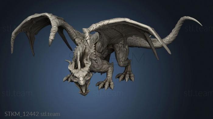 3D model Bronze Dragon (STL)