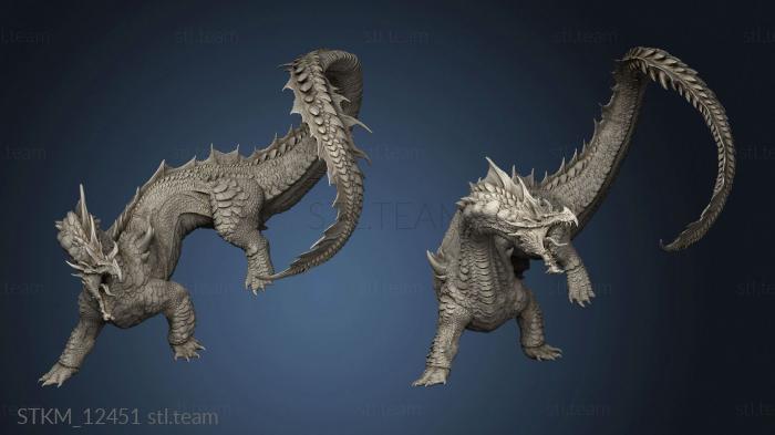 3D model Brine Drake brine dragon wing rider (STL)