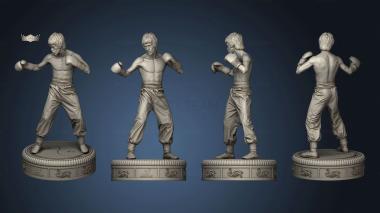 3D model Bruce Lee and Enemy (STL)