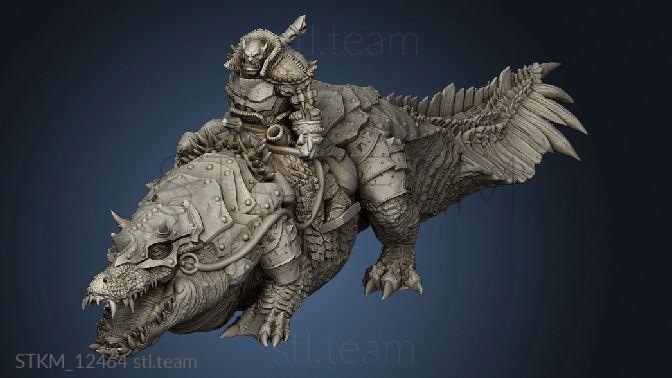 Tusk Lands Croc Rider Tyskland Mount