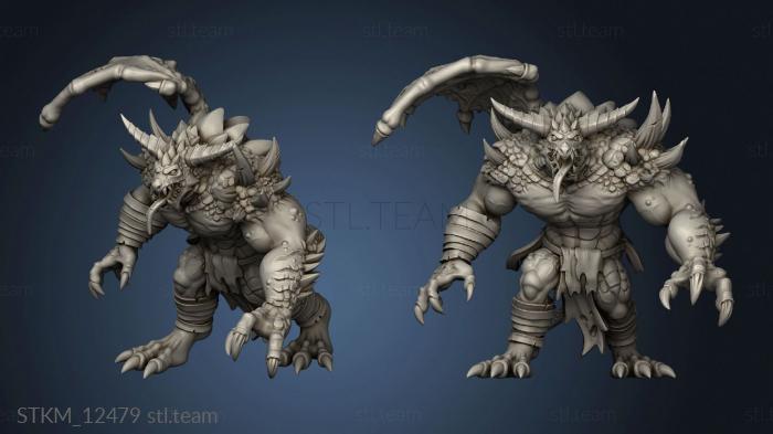 3D model Drakkisath Wyrm Wracked Atrocity mutant (STL)