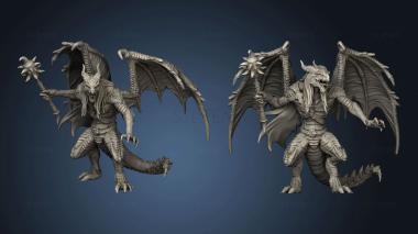 3D model Burning Lands Draconic Demon Red (STL)