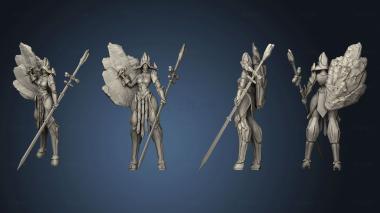 3D model Burning Lands Gaia Shield Maiden (STL)