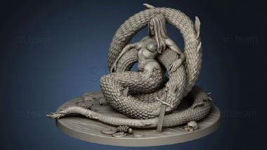 3D model Cassandra and Serpent (STL)