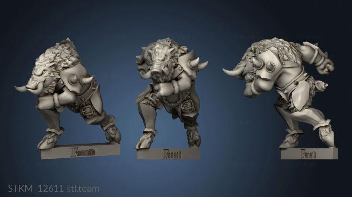 3D model Chaos Figures Beastmen (STL)