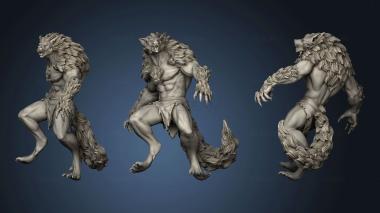 3D model Children the Night Werewolves Apha (STL)