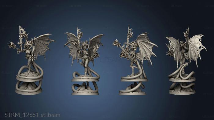 3D model Cult Demon Queen For Flying (STL)