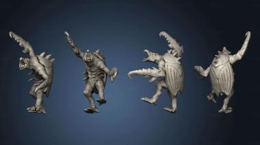 3D model Corrupted Forest Hook Horror One Claw Attack (STL)