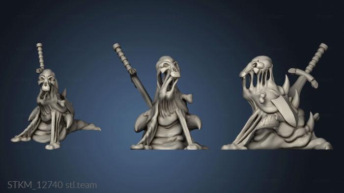 3D model Cruel Marshes Slime Heroine Falling (STL)