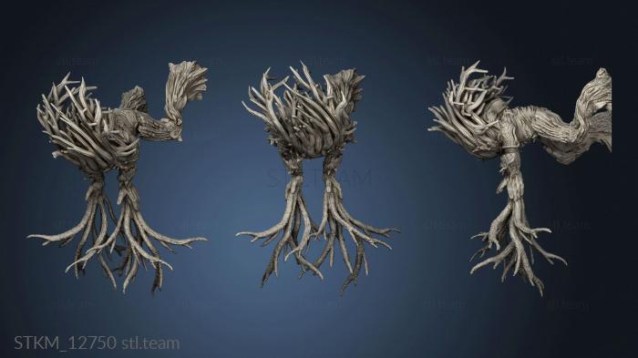 3D model Cruel Marshes Shambling Mound Attacking (STL)