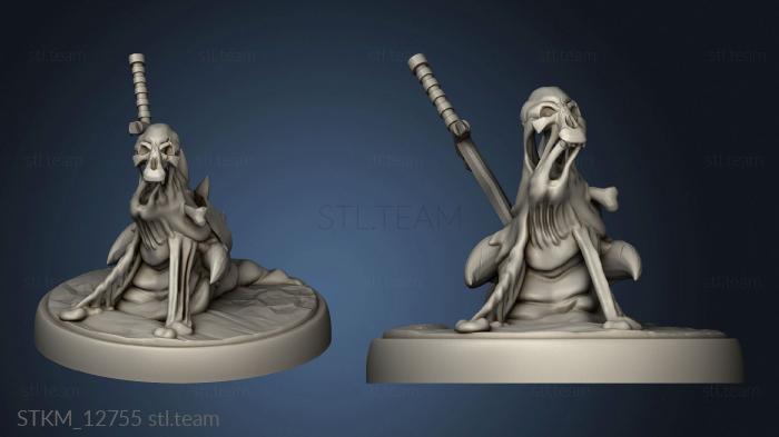 3D model Cruel Marshes Slime Heroine Falling (STL)