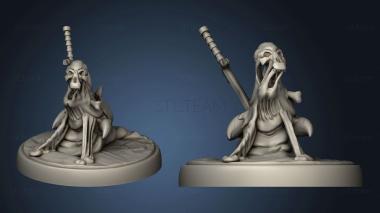 3D model Cruel Marshes Slime Heroine Falling (STL)