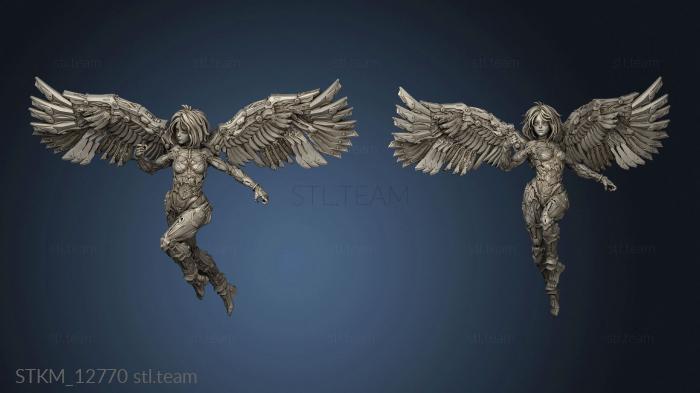 Cyborg Angel Diorama One Wings