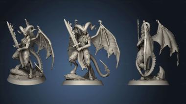 3D model Demons Demon Wings Standing (STL)