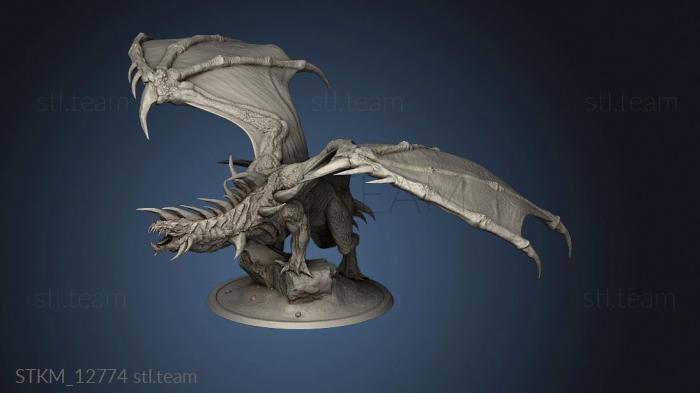 3D model crystal young dragon crystal dragon (STL)