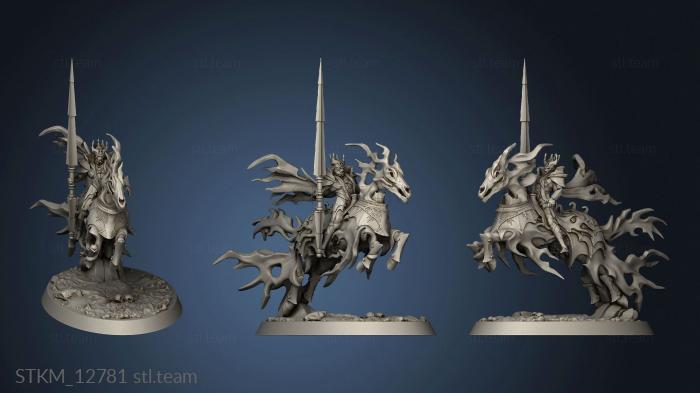 3D model Dance the Vampires Vampire Knights Cavalry Knight Mounted (STL)