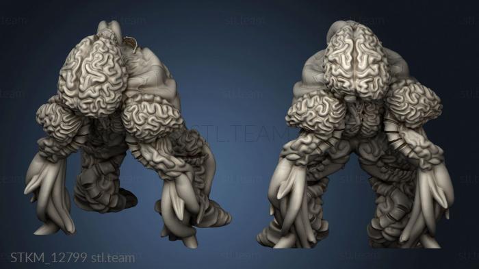 3D model Cult Pickle Unique Golems Brain Golemb (STL)