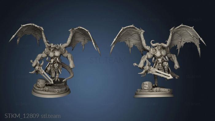 3D model Dantes Inferno Dante Malacoda (STL)