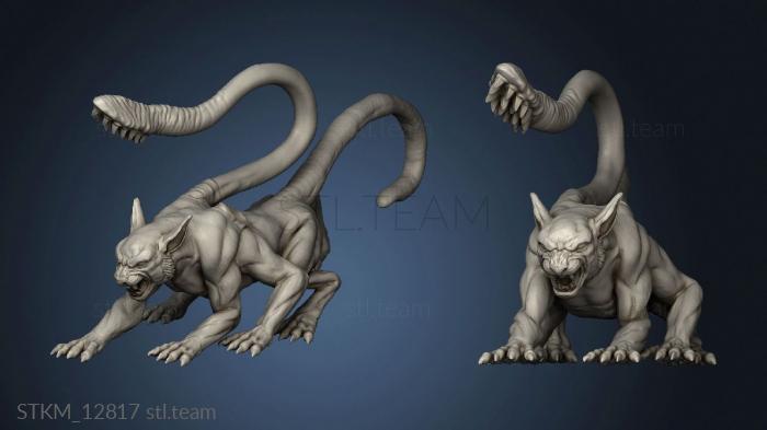 3D model Fantasy big cat (STL)