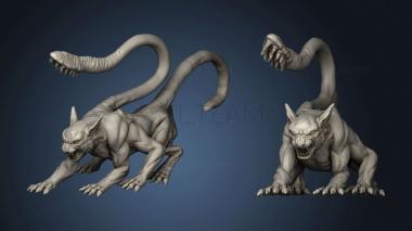 3D model Fantasy big cat (STL)