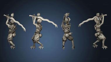 3D model Day Tengu Swordsman Yakubu (STL)