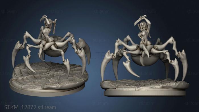 3D model arachne assassin monster girl (STL)