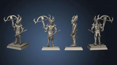 3D model Dark Elves Crossbowman (STL)