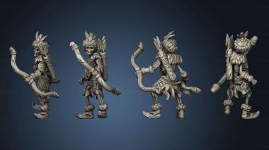 3D model Fantasy Skeleton archer SSA (STL)