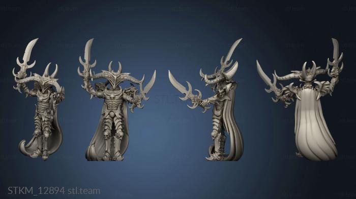 3D model Dark Elves General War Lord (STL)