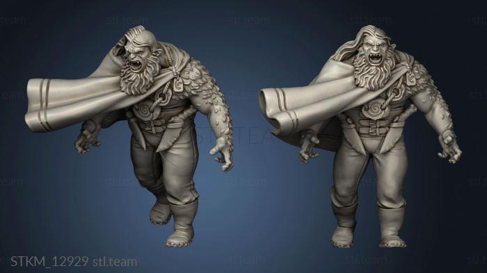 3D model Deadly Encounters Chapter Vanator The Rat Hunter Druid (STL)