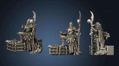 3D model Death Knight Plaguebearers Femalegas (STL)