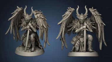 3D model Fantasy Journey to Nidavellir Fallen Valkyrie (STL)