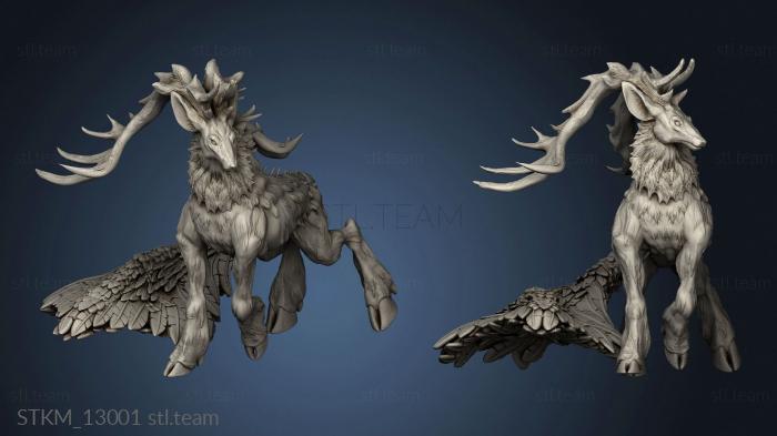 3D model Fey Woods Deer King Walking (STL)