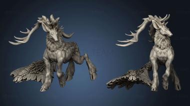 3D model Fey Woods Deer King Walking (STL)