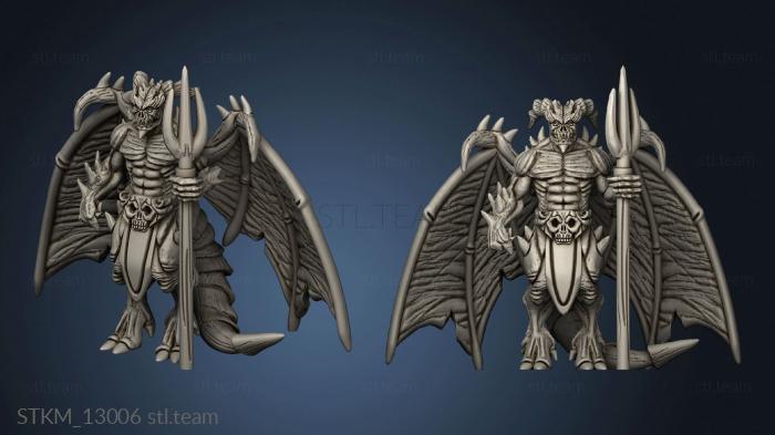 3D model Demon Flame Skulls (STL)