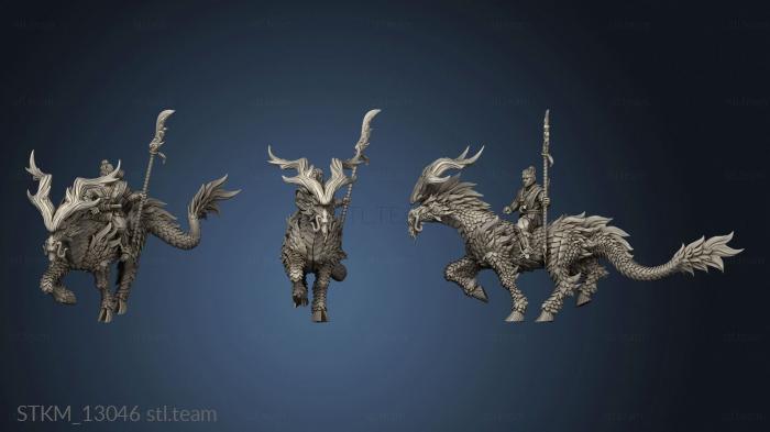 3D model Dragon Empire Kirin Riders (STL)