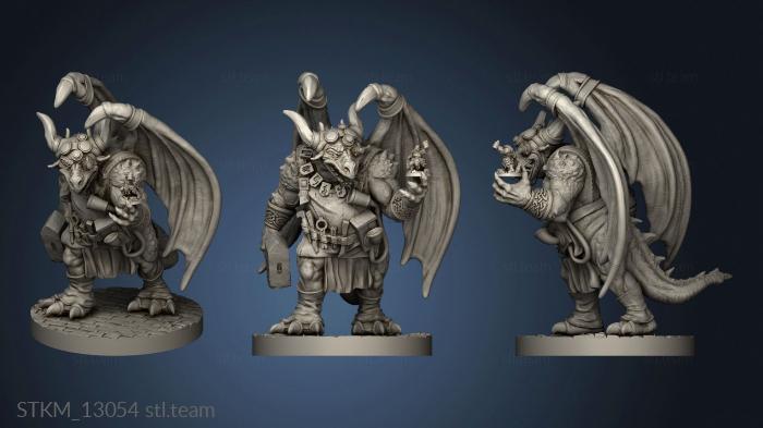 3D model Dragons Forge Adventurers Thrax Forgemaster DFTHX STD Plain (STL)