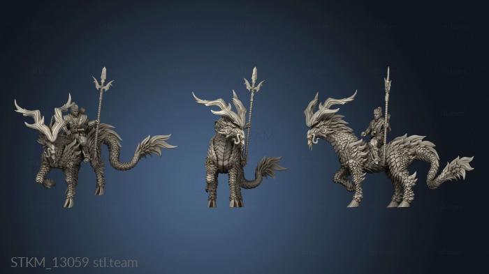 3D model Dragon Empire Kirin Riders (STL)