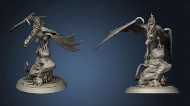 3D model Diorama Nazgul Axes (STL)