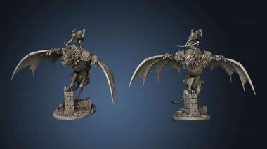 3D model Dire Bat Rider (STL)