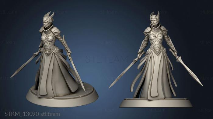 3D model Female Knight (STL)