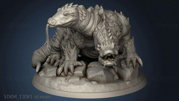 3D model Dire Komodo Basilisk (STL)