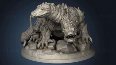 3D model Dire Komodo Basilisk (STL)