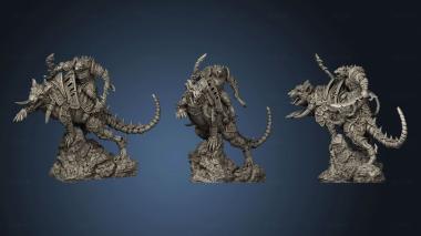 3D model Dire Rat Riders (STL)