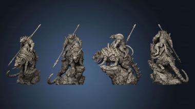 3D model Dire Rat Riders (STL)