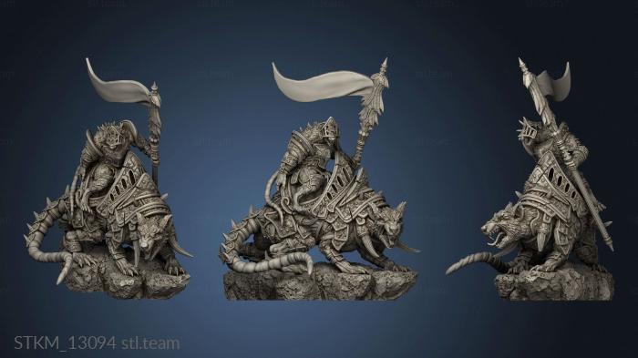 3D model Dire Rat Riders (STL)